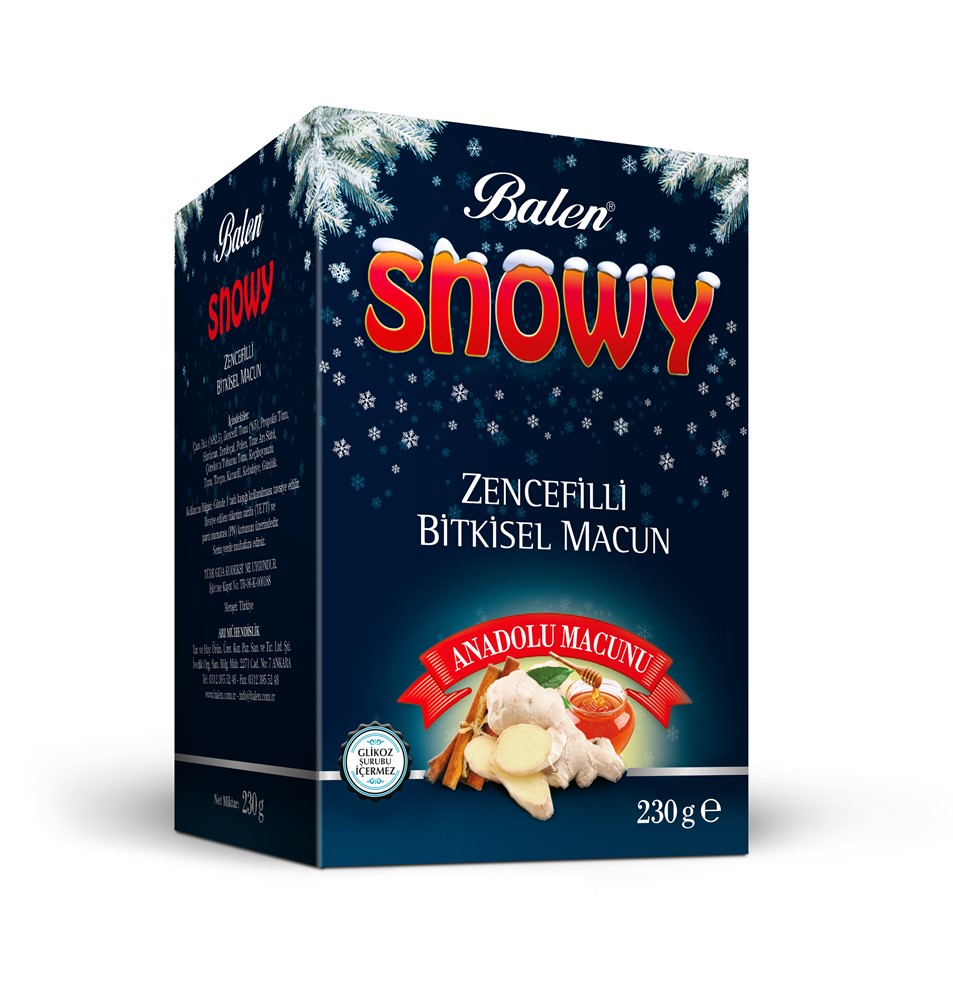 Balen Snowy Ballı Zencefilli Macun 230 G