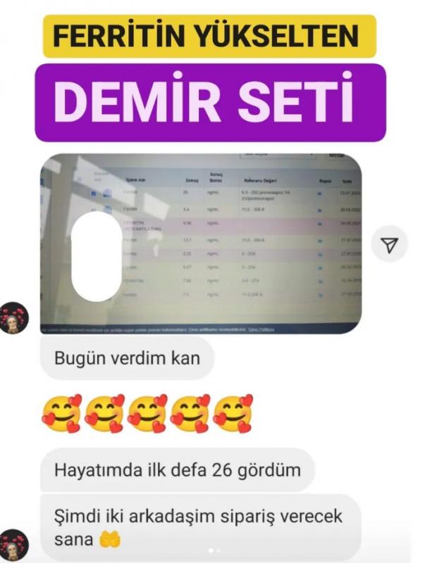 B12 ve Demir Seti Mega Boy (Gebelere ve Çocuklara Özel)