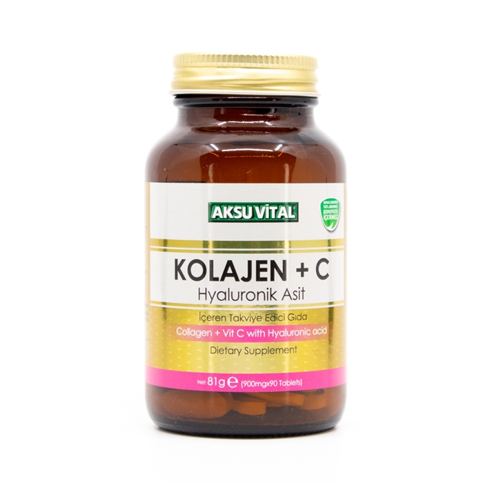 Kolajen + C Vitamini & Hyaluronik Asit 90 Tablet