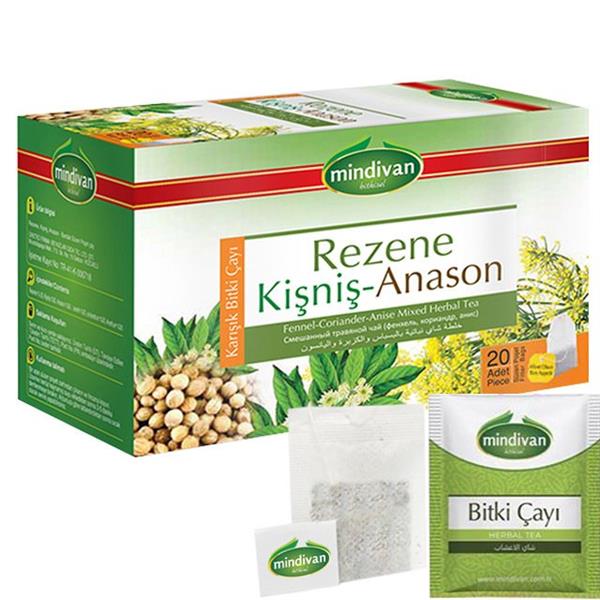 Mindivan Rezene Kişniş Anason Çayı