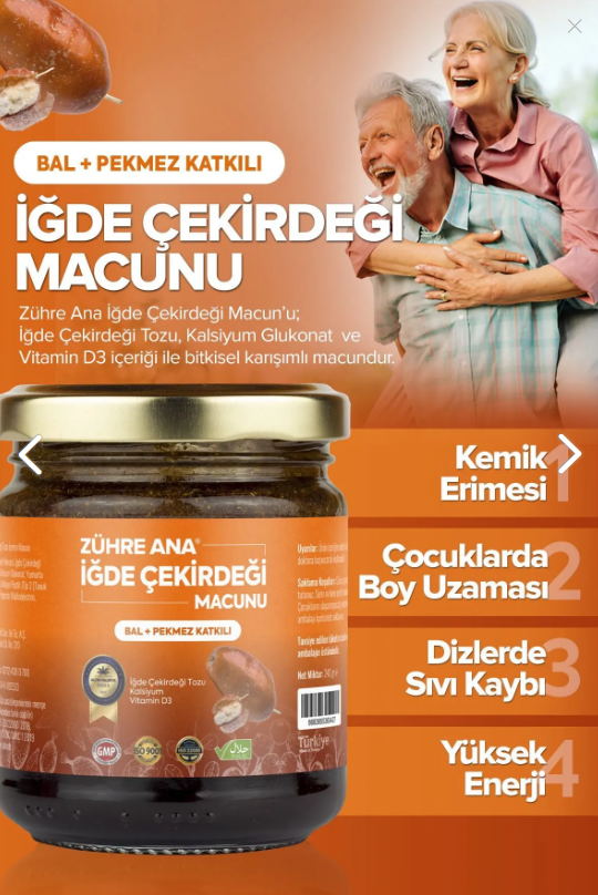 Zühre Ana İğde Çekirdeği Macunu