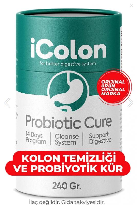 Black Natural Icolon Probiotic Cure- Icolon Bağırsak