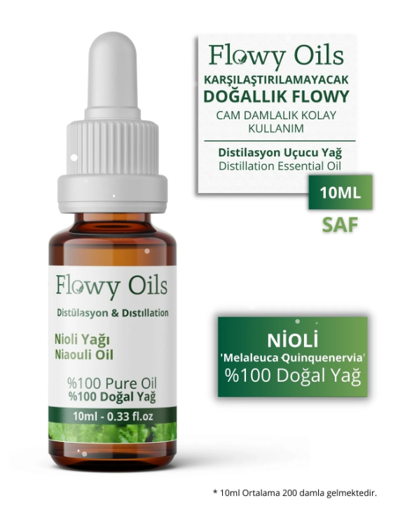 FLOWY OILS Nioli Yağı Saf Sertifikalı %100 