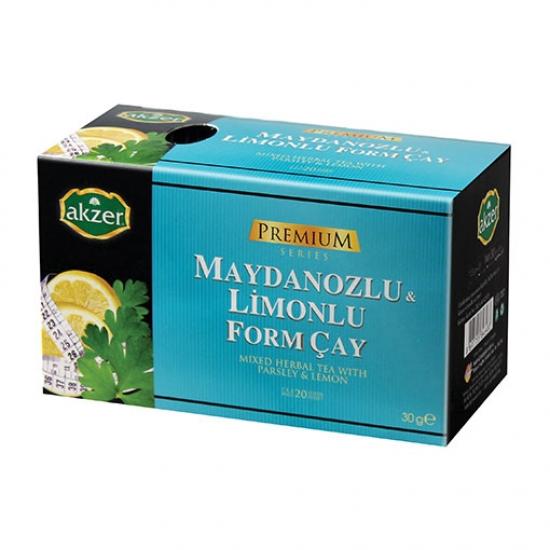 Akzer Maydanozlu & Limonlu Çay Bitki Çayı