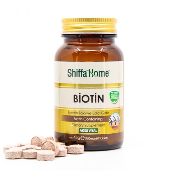 Biotin 60 Tablet 750 mg